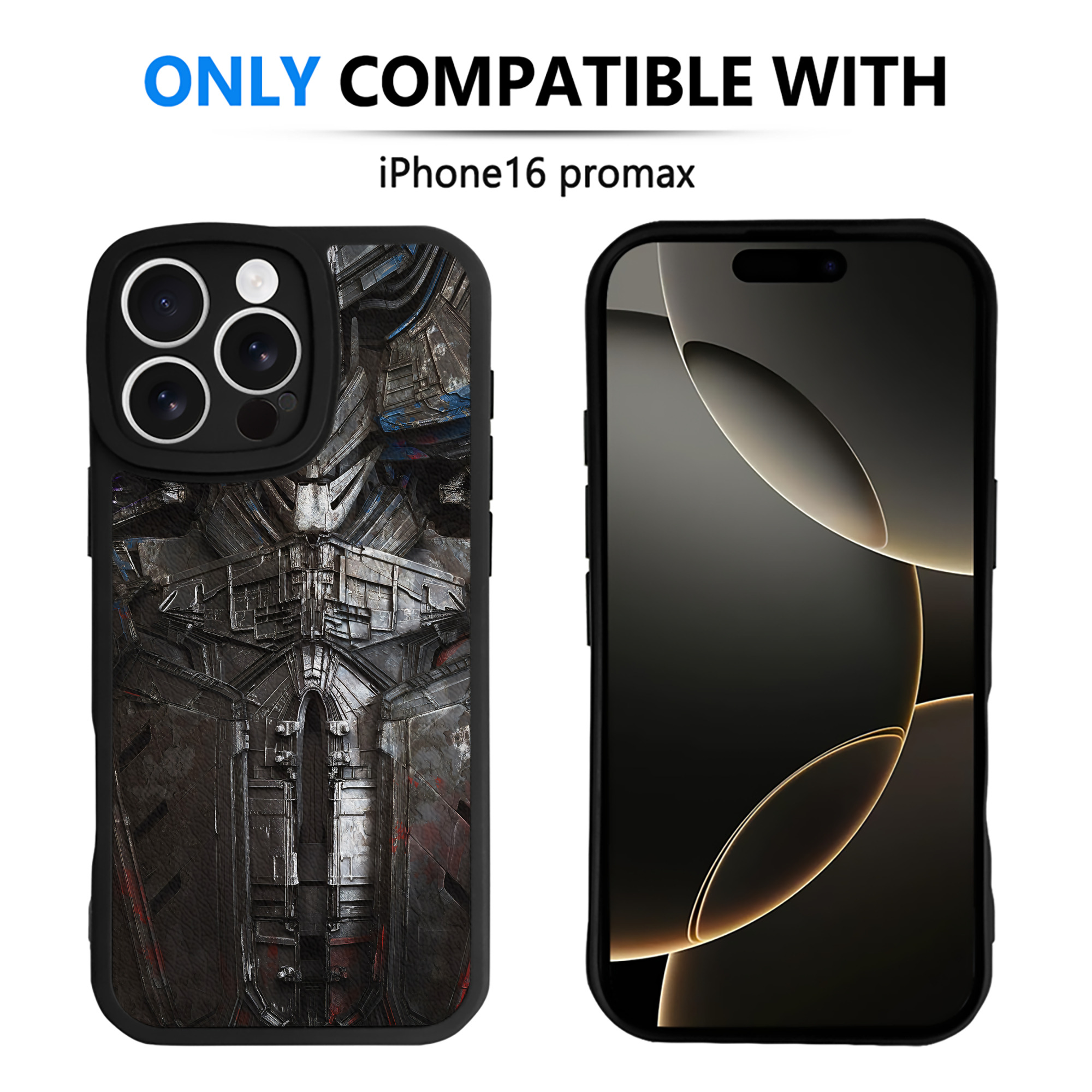 （画像用） Transformers トランスフォーマー 【iPhone 16シリーズ対応】シリコンスマホケース（レザー調） 材質：シリコン